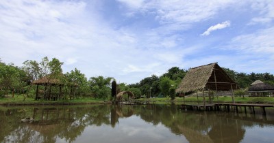 Kampung Ladang, Wisata Alam nan Indah dengan Keseruan Wahana Outbond